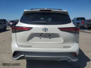 2021 Toyota Highlander XSE with VIN 5TDLZRBH2MS063808, listed as a Copart auction lot 47874045 with 57,127 mi miles and Salvage Title. Bid and sale history available at carsss.com. Image 6.