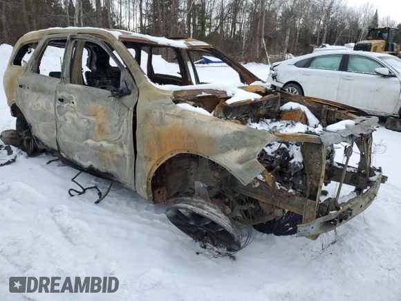 2021 Dodge Durango R/T with VIN 1C4SDJCTXMC641878, listed as a Copart auction lot 86543964 with Not provided miles and Non repairable. Bid and sale history available at DreamBid. Image 4.