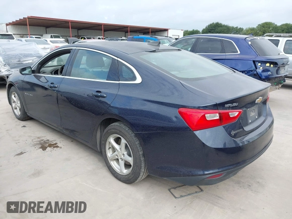 2016 Chevrolet Malibu LS with VIN 1G1ZB5ST5GF261422, listed as a IAAI auction lot 42662648 with 115,045 mi miles and . Bid and sale history available at DreamBid. Image 3.