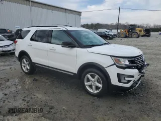 2017 Ford Explorer XLT with VIN 1FM5K8D8XHGD47476, listed as a Copart auction lot 50155845 with 80,763 mi miles and Salvage Title. Bid and sale history available at DreamBid. Image 4.