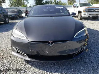 2016 Tesla Model S 90D with VIN 5YJSA1E22GF159054, listed as a Copart auction lot 52079565 with 89,380 mi miles and Salvage Title. Bid and sale history available at carsss.com. Image 5.