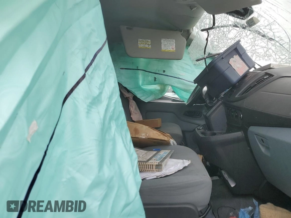 2019 Ford Transit with VIN 1FTYR1ZMXKKB46742, listed as a Copart auction lot 51837535 with Not provided miles and Salvage title. Bid and sale history available at DreamBid. Image 7.