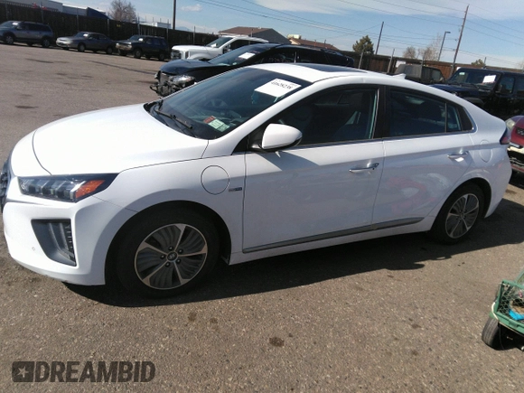 2020 Hyundai Ioniq Limited with VIN KMHCX5LD3LU241239, listed as a IAAI auction lot 41628238 with 30,662 mi miles and . Bid and sale history available at DreamBid. Image 13.