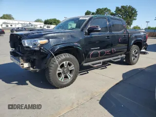 2017 Toyota Tacoma SR5 with VIN 3TMAZ5CN5HM034300, listed as a Copart auction lot 55582925 with 108,158 mi miles and Salvage title. Bid and sale history available at DreamBid. Image 1.