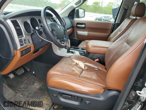 2008 Toyota Sequoia Platinum with VIN 5TDBY67A78S009399, listed as a Copart auction lot 52885125 with 137,569 mi miles and Clean Title. Bid and sale history available at carsss.com. Image 7.