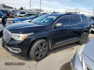 2017 GMC Acadia Denali with VIN 1GKKNPLS0HZ201828, listed as a Copart auction lot 45470895 with 125,491 mi miles and Salvage title. Bid and sale history available at DreamBid. Image 1.