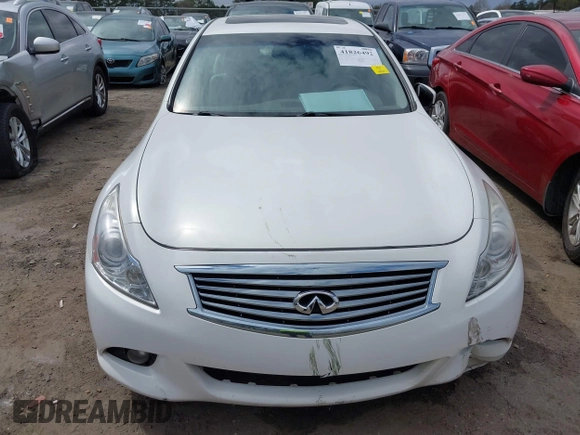 2010 Infiniti G37 Sedan Journey with VIN JN1CV6AP8AM203647, listed as a IAAI auction lot 41826492 with 167,800 mi miles. Bid and sale history available at carsss.com. Image 6.