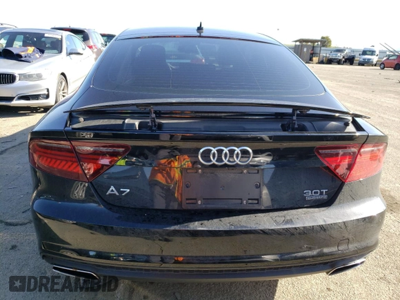 2016 Audi A7 3.0 Prestige with VIN WAU2GAFCXGN161137, listed as a Copart auction lot 37532173 with 63,760 mi miles. Bid and sale history available at carsss.com. Image 6.