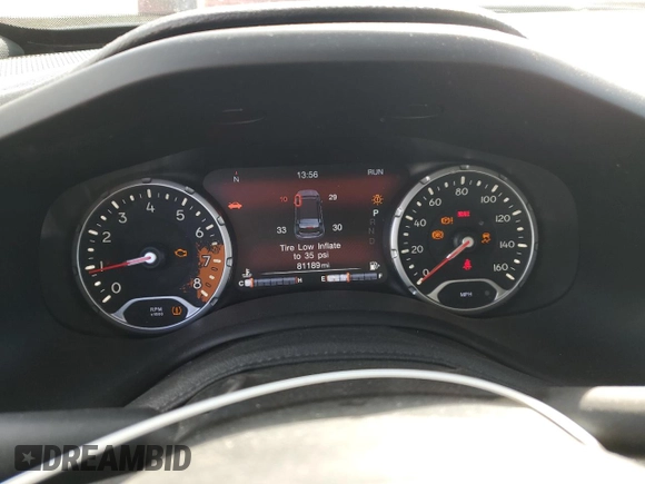 2018 Jeep Renegade Limited with VIN ZACCJADBXJPH38377, listed as a Copart auction lot 45417755 with 81,189 mi miles and Salvage title. Bid and sale history available at DreamBid. Image 9.