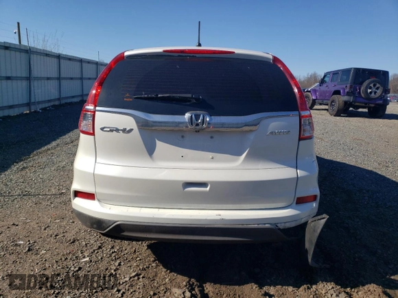 2016 Honda CR-V LX with VIN 5J6RM4H38GL005760, listed as a Copart auction lot 50411595 with 128,085 mi miles and Salvage Title. Bid and sale history available at carsss.com. Image 6.