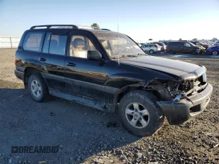 1998 Toyota Land Cruiser with VIN JT3HT05J6W0022805, listed as a Copart auction lot 42633545 with 283,067 mi miles and Salvage Title. Bid and sale history available at carsss.com. Image 4.