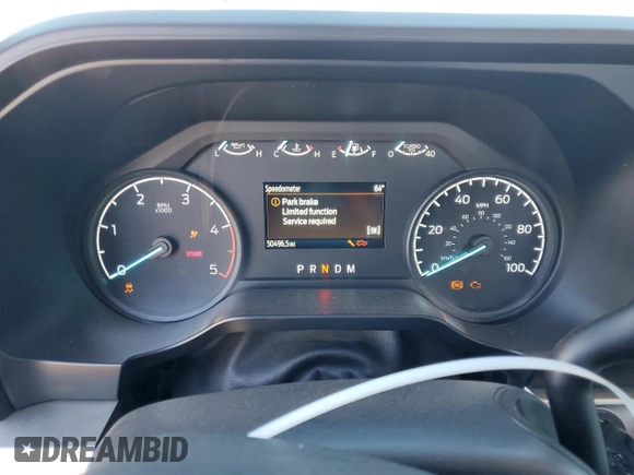 2023 Ford F-250 XL with VIN 1FT7W2BT1PEC41997, listed as a Copart auction lot 43519725 with 50,496 mi miles and Salvage Title. Bid and sale history available at DreamBid. Image 9.