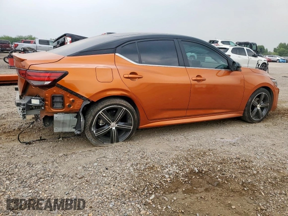 2024 Nissan Sentra SR with VIN 3N1AB8DV5RY370756, listed as a Copart auction lot 57642445 with 10,000 mi miles and Salvage title. Bid and sale history available at DreamBid. Image 3.