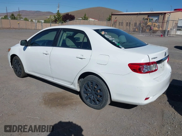 2013 Toyota Corolla L with VIN 5YFBU4EE2DP125215, listed as a IAAI auction lot 42158224 with 196,550 mi miles. Bid and sale history available at carsss.com. Image 3.