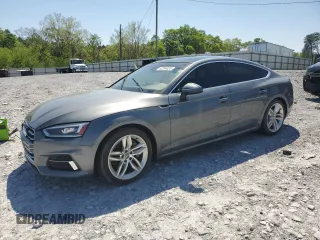 2019 Audi A5 Sportback Premium with VIN WAUANCF55KA051157, listed as a Copart auction lot 52394025 with 114,213 mi miles and Clean Title. Bid and sale history available at carsss.com. Image 1.