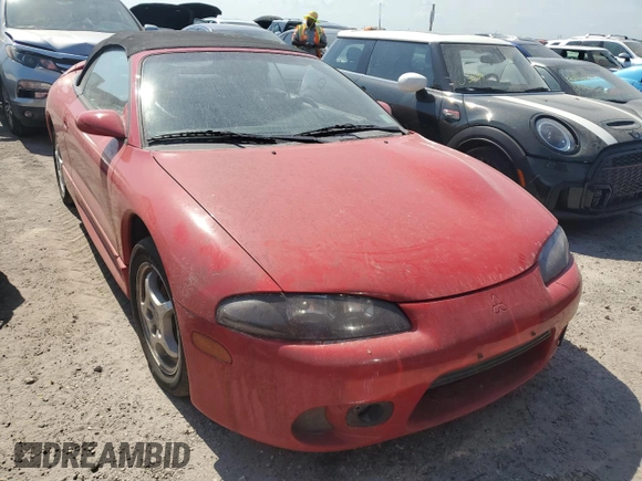 1998 Mitsubishi Eclipse GS with VIN 4A3AX35G7WE012565, listed as a Copart auction lot 76321434 with 0 mi miles and Salvage Title. Bid and sale history available at carsss.com. Image 5.