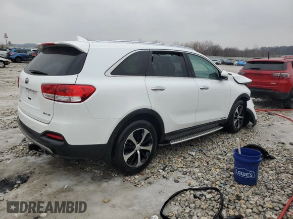 2018 Kia Sorento EX with VIN 5XYPHDA55JG395331, listed as a Copart auction lot 46834535 with 37,576 mi miles and Clean Title. Bid and sale history available at carsss.com. Image 3.