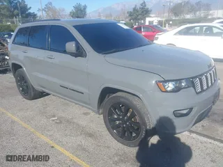 2021 Jeep Grand Cherokee Laredo X with VIN 1C4RJEAGXMC553627, listed as a IAAI auction lot 41376899 with 46,706 mi miles. Bid and sale history available at carsss.com. Image 1.