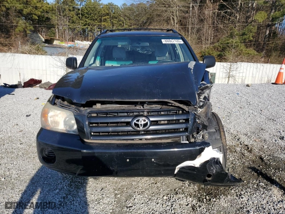 2006 Toyota Highlander w/3rd Row with VIN JTEDP21A260121651, listed as a Copart auction lot 88007185 with 167,001 mi miles and Salvage Title. Bid and sale history available at carsss.com. Image 5.