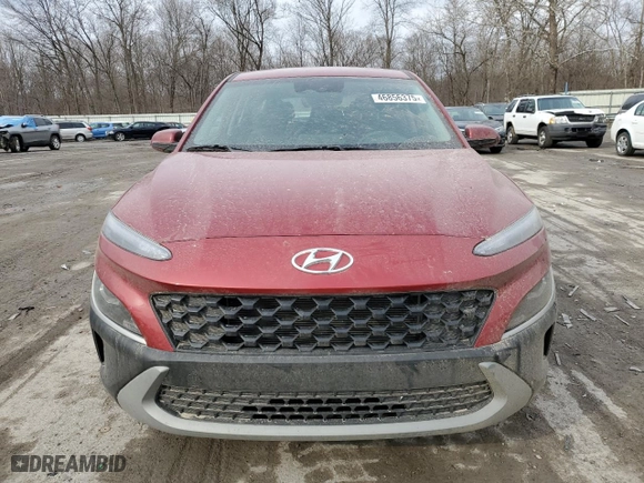 2023 Hyundai Kona SE with VIN KM8K2CAB7PU062224, listed as a Copart auction lot 46856375 with 39,321 mi miles and Salvage Title. Bid and sale history available at carsss.com. Image 5.