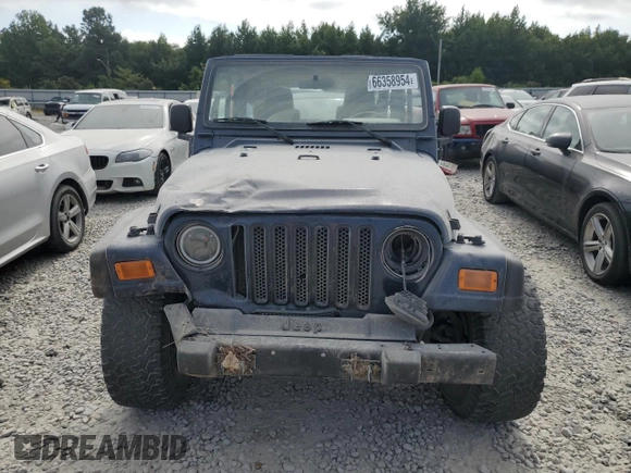 2004 Jeep Wrangler X with VIN 1J4FA39S64P717135, listed as a Copart auction lot 66358954 with 166,948 mi miles and Clean Title. Bid and sale history available at carsss.com. Image 5.