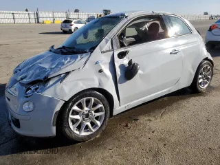 2017 FIAT 500 Pop z VIN 3C3CFFKR4HT691188, wystawiony jako Copart lot #42242625 z przebiegiem 96 563 mil mil oraz Szkoda całkowita • Salvage title. Historia ofert i sprzedaży dostępna na DreamBid. Obrazek 1.
