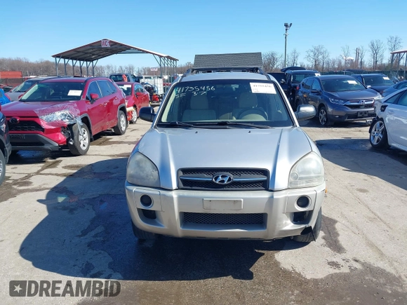 2006 Hyundai Tucson GL with VIN KM8JM12BX6U419239, listed as a IAAI auction lot 41755456 with 88,094 mi miles. Bid and sale history available at carsss.com. Image 12.