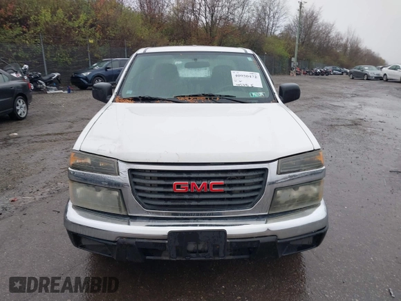 2008 GMC Canyon SLE1 with VIN 1GTCS199X88199845, listed as a IAAI auction lot 40950472 with 165,340 mi miles. Bid and sale history available at carsss.com. Image 6.