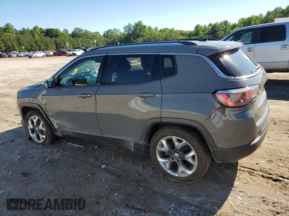 2020 Jeep Compass Limited с VIN 3C4NJCCBXLT114564, выставлен на аукционе Copart как лот 57767285 с пробегом 105 352 миль миль и Списание • Salvage title. История ставок и продаж доступна на DreamBid. Изображение 2.