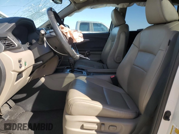 2018 Honda Pilot EX-L with VIN 5FNYF5H53JB008515, listed as a Copart auction lot 47343385 with 77,221 mi miles and Salvage title. Bid and sale history available at DreamBid. Image 7.