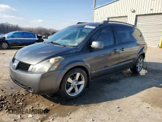 2006 Nissan Quest SL with VIN 5N1BV28U36N122999, listed as a Copart auction lot 86639374 with 185,875 mi miles and Salvage Title. Bid and sale history available at carsss.com. Image 1.