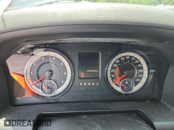 2017 Ram 1500 Tradesman with VIN 1C6RR6KG2HS708509, listed as a Copart auction lot 65712065 with 183,398 mi miles and Salvage title. Bid and sale history available at DreamBid. Image 9.