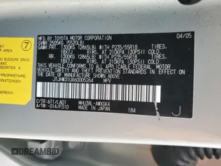 2006 Lexus RX 400h z VIN JTJHW31UX60005264, wystawiony jako Copart lot #58172795 z przebiegiem 140 056 mil mil oraz Szkoda całkowita • Salvage title. Historia ofert i sprzedaży dostępna na DreamBid. Obrazek 13.