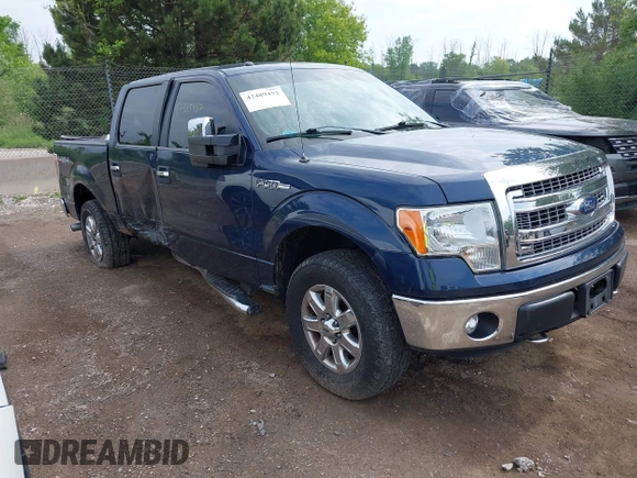 2014 Ford F-150 XL with VIN 1FTFW1EF5EFA92495, listed as a IAAI auction lot 42489452 with 155,654 mi miles and . Bid and sale history available at DreamBid. Image 1.