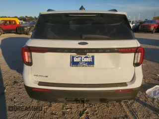 2025 Ford Explorer Active with VIN 1FMUK7DH4SGA20164, listed as a Copart auction lot 87742815 with 2,577 mi miles and Salvage Title. Bid and sale history available at carsss.com. Image 6.