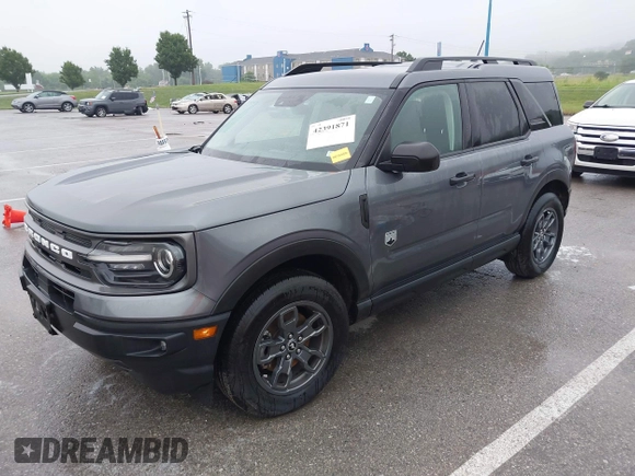 2021 Ford Bronco Sport Big Bend with VIN 3FMCR9B6XMRA17186, listed as a IAAI auction lot 42391871 with 37,703 mi miles and . Bid and sale history available at DreamBid. Image 18.