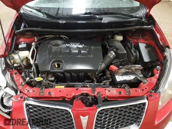 2010 Pontiac Vibe 1SA z VIN 5Y2SP6E89AZ403574, wystawiony jako Copart lot #43830045 z przebiegiem 222 828 mil mil oraz Czysty tytuł • Clean title. Historia ofert i sprzedaży dostępna na DreamBid. Obrazek 11.