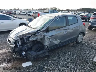 2020 Mitsubishi Mirage ES with VIN ML32A3HJ9LH002486, listed as a IAAI auction lot 41726837 with 48,154 mi miles. Bid and sale history available at carsss.com. Image 2.