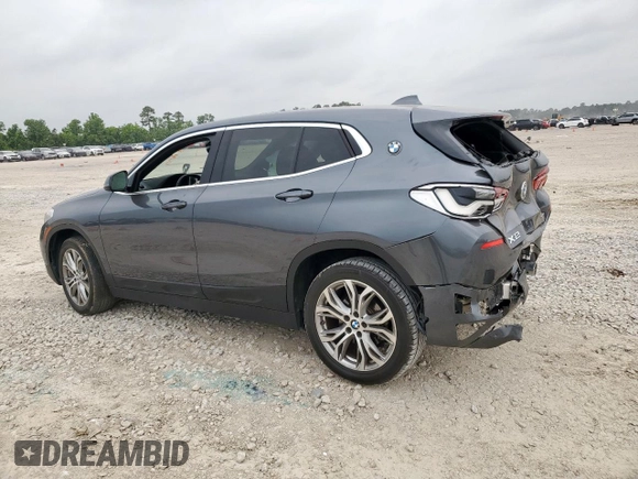 2018 BMW X2 sDrive28i with VIN WBXYJ3C38JEJ91570, listed as a Copart auction lot 57483525 with 40,790 mi miles and Salvage title. Bid and sale history available at DreamBid. Image 2.