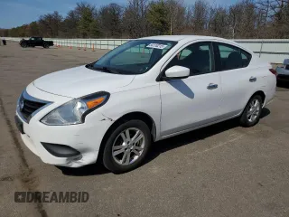 2015 Nissan Versa SV with VIN 3N1CN7AP3FL827086, listed as a Copart auction lot 54110215 with 96,577 mi miles and Clean Title. Bid and sale history available at carsss.com. Image 1.