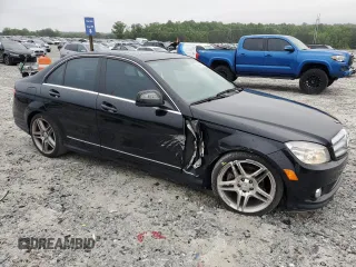 2008 Mercedes-Benz C 300 Sport with VIN WDDGF54X58F111191, listed as a Copart auction lot 58345335 with 181,634 mi miles and Salvage title. Bid and sale history available at DreamBid. Image 4.
