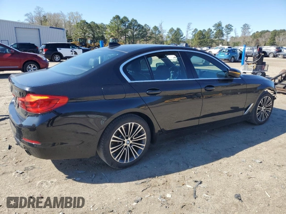 2019 BMW 5 Series 530i with VIN WBAJA5C57KWW09248, listed as a Copart auction lot 50516475 with 69,432 mi miles and Salvage Title. Bid and sale history available at DreamBid. Image 3.