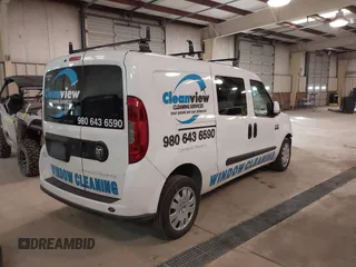 2017 Ram ProMaster City Cargo Van Tradesman SLT with VIN ZFBERFBB7H6E07275, listed as a IAAI auction lot 41607879 with 108,618 mi miles. Bid and sale history available at carsss.com. Image 4.