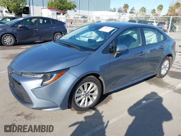 2023 Toyota Corolla LE with VIN JTDB4MEE0P3015437, listed as a IAAI auction lot 41820449 with 31,511 mi miles and . Bid and sale history available at carsss.com. Image 17.