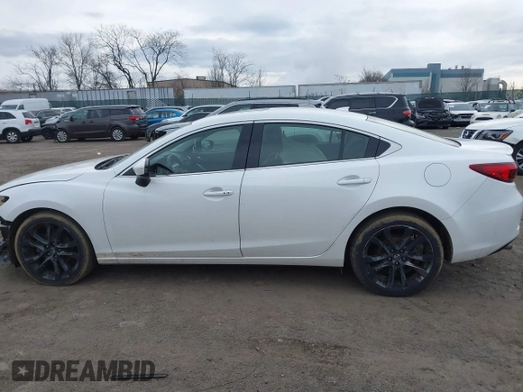 2016 Mazda 6 i Grand Touring with VIN JM1GJ1W54G1485851, listed as a IAAI auction lot 41629410 with 91,327 mi miles. Bid and sale history available at carsss.com. Image 13.