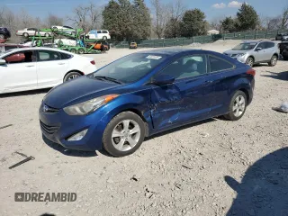 2013 Hyundai Elantra Coupe GS PZEV with VIN KMHDH6AE8DU014262, listed as a Copart auction lot 50833555 with 174,267 mi miles and Clean Title. Bid and sale history available at carsss.com. Image 1.