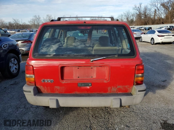 1993 Jeep Grand Cherokee Laredo with VIN 1J4GZ58S7PC674575, listed as a Copart auction lot 79801363 with 996,144 mi miles and Clean Title. Bid and sale history available at carsss.com. Image 6.