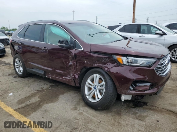 2020 Ford Edge SEL with VIN 2FMPK4J92LBB18286, listed as a Copart auction lot 59431204 with 41,607 mi miles and Non Repairable. Bid and sale history available at carsss.com. Image 4.
