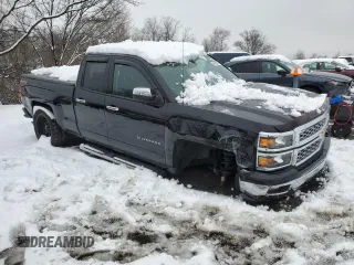 2015 Chevrolet Silverado 1500 LT with VIN 1GCVKREC0FZ405559, listed as a Copart auction lot 44819025 with 92,933 mi miles and Salvage Title. Bid and sale history available at carsss.com. Image 4.