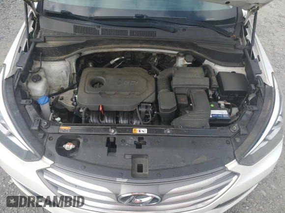 2017 Hyundai Santa Fe 2.4L with VIN 5NMZUDLB7HH001772, listed as a Copart auction lot 54573715 with 94,118 mi miles and Salvage title. Bid and sale history available at DreamBid. Image 12.